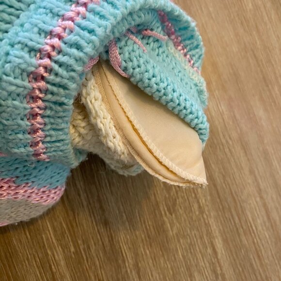 Vintage Mister Noah Sweater Multicolor Sz M Pastel Pearls Cottage Core 90's 80's - Picture 10 of 13